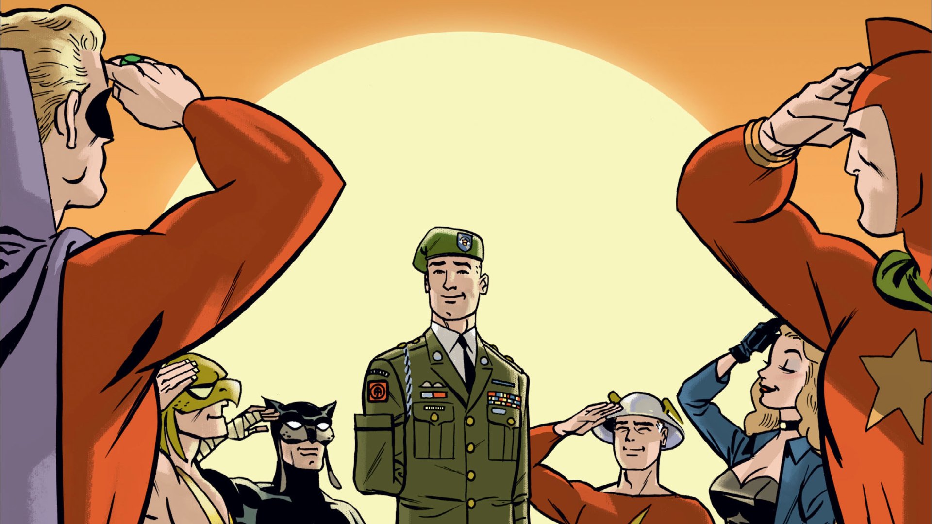 Download Comic Justice Society Of America HD Wallpaper by Darwyn Cooke