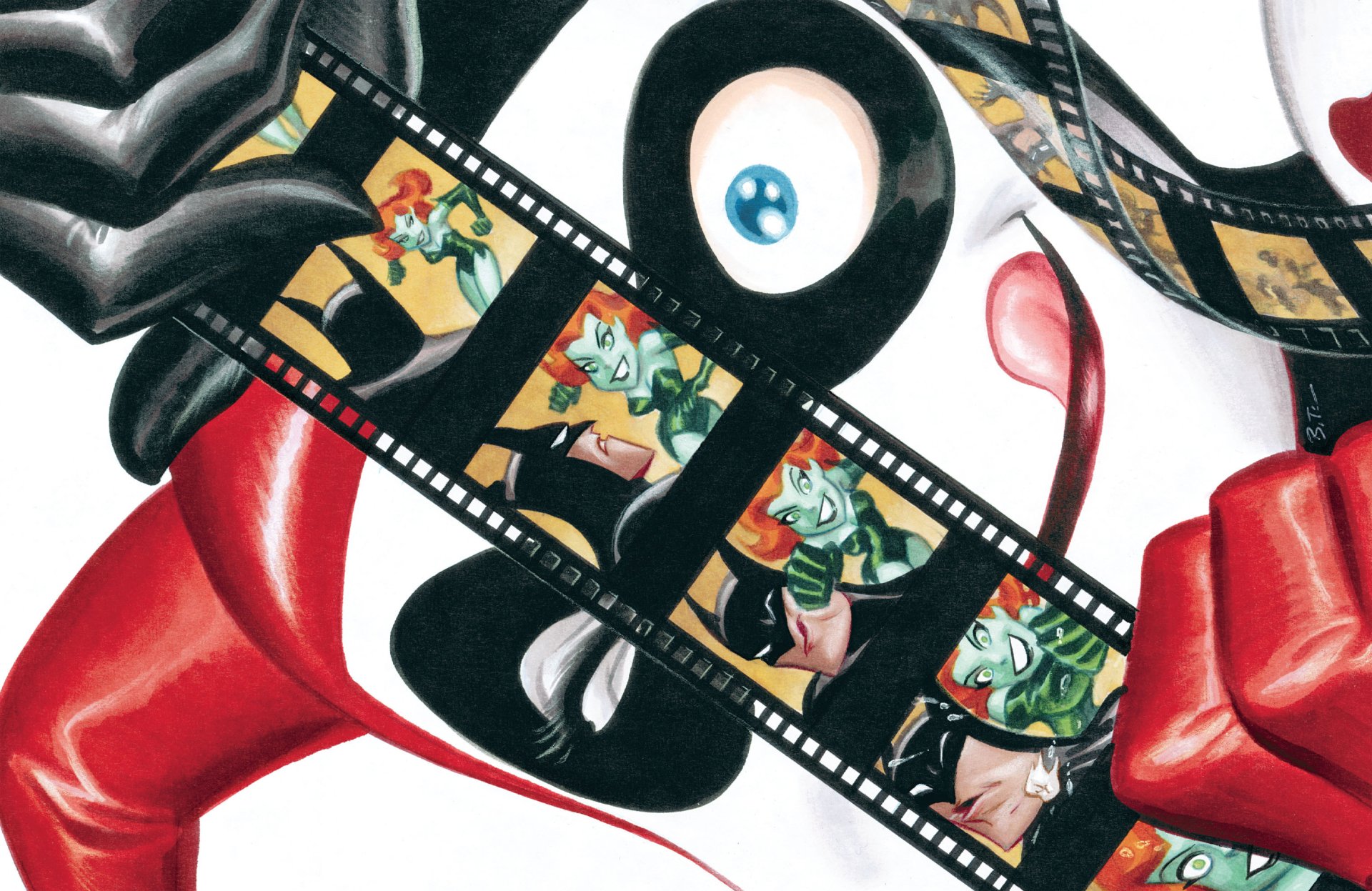 Download Comic Harley & Ivy HD Wallpaper by Bruce Timm