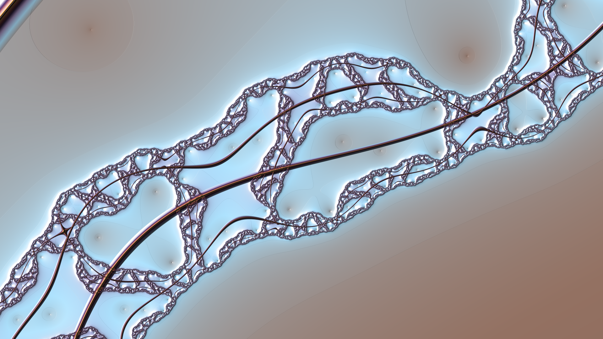 Trippy Psychedelic Fractal Wallpaper by Dr-Pen