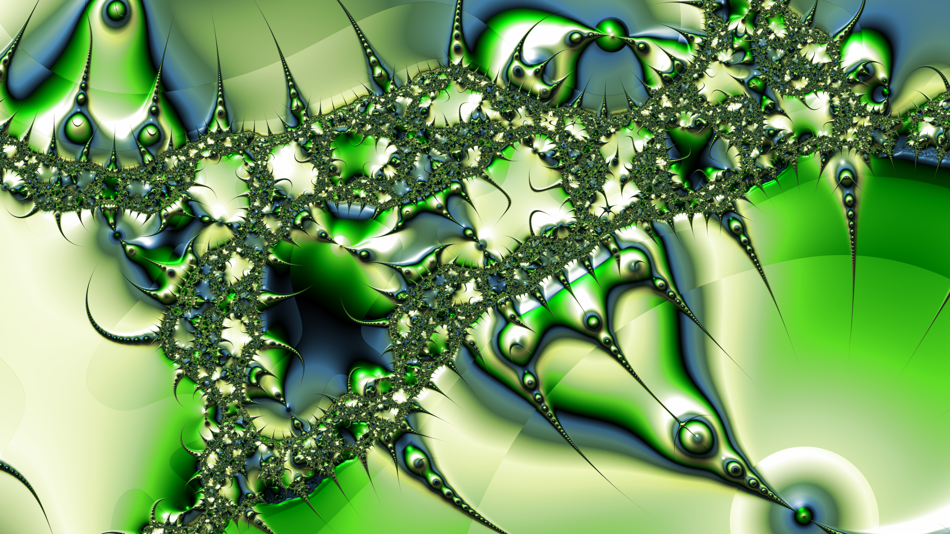 Trippy Psychedelic Fractal Wallpaper by Dr-Pen