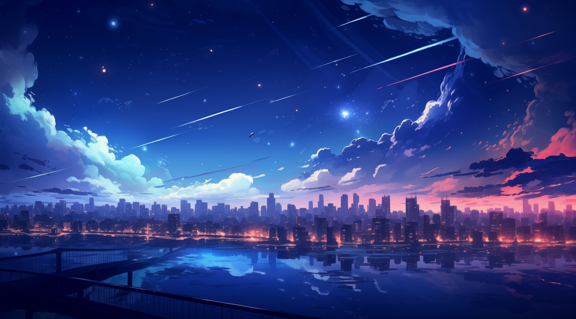 Twilight cityscape by RNova86