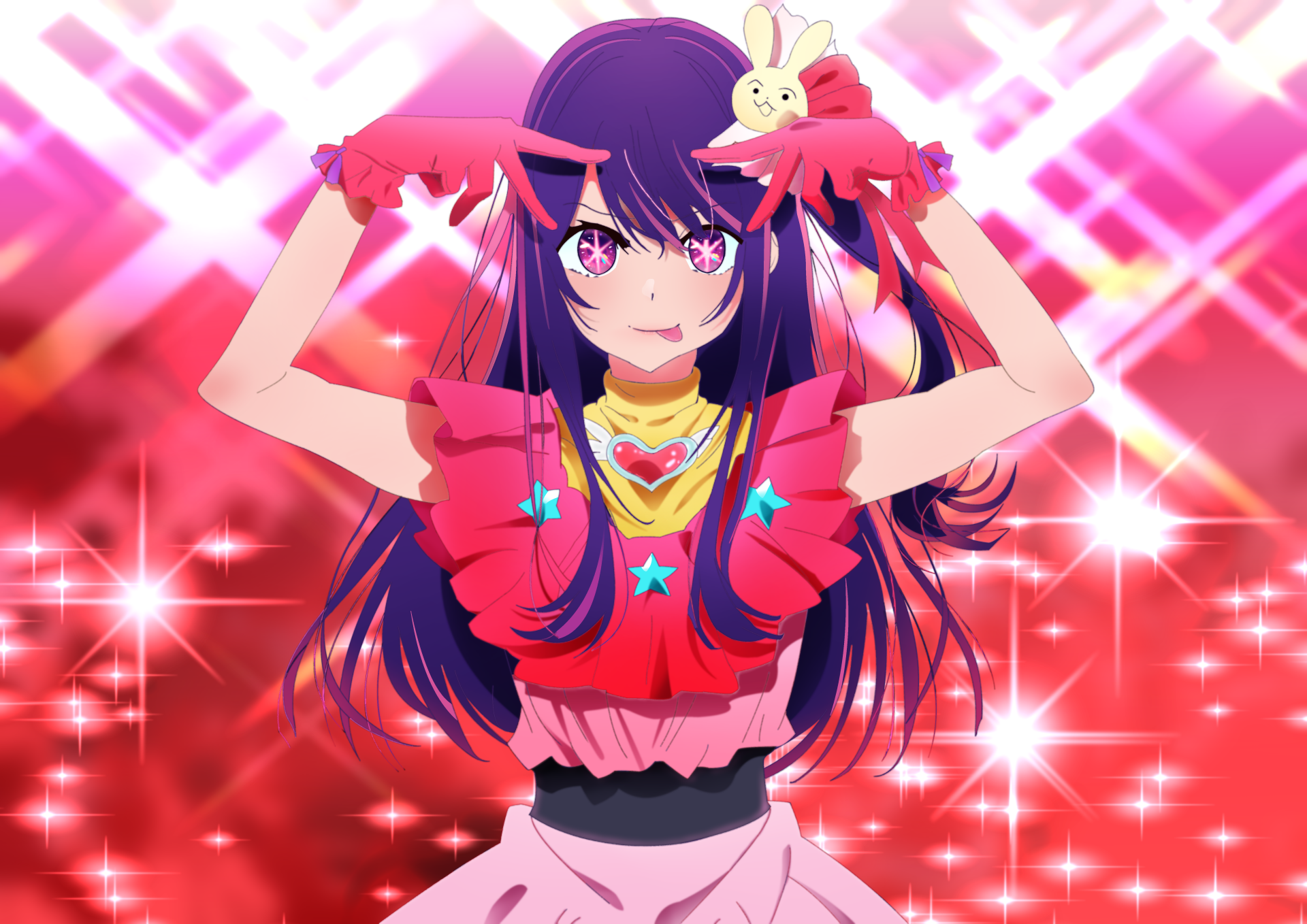 Download Anime Oshi No Ko Ai Hoshino 4k Ultra HD Wallpaper by PECO