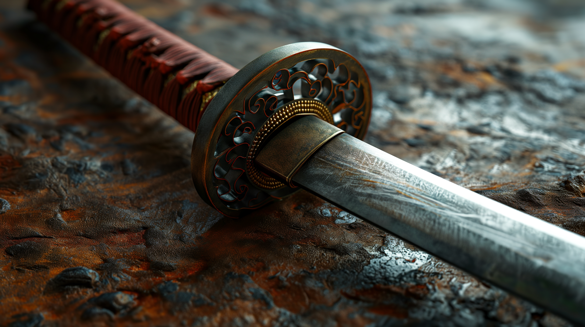 Exquisite Samurai Sword Close Up HD Katana Wallpaper By Patrika 