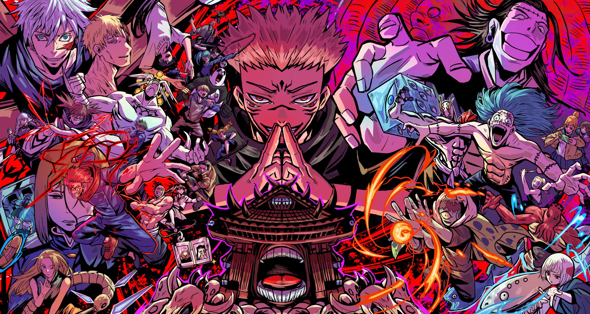 👆Tap above Jujutsu kaisen, anime characters wallpaper