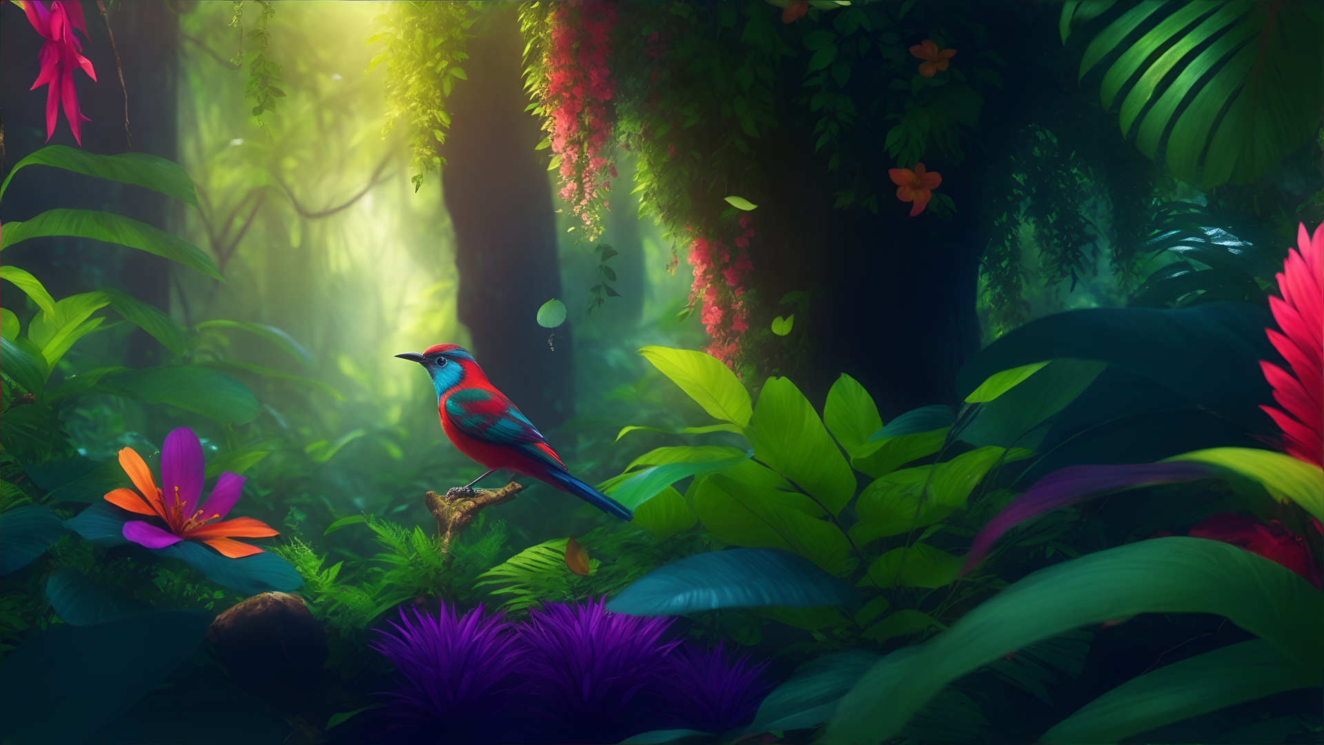 Colorful Jungle by AnimeHead