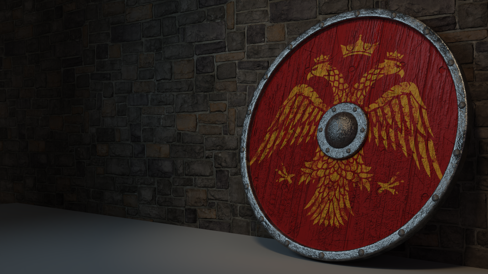 Byzantine Varangian Guard Shield by blghnzcn