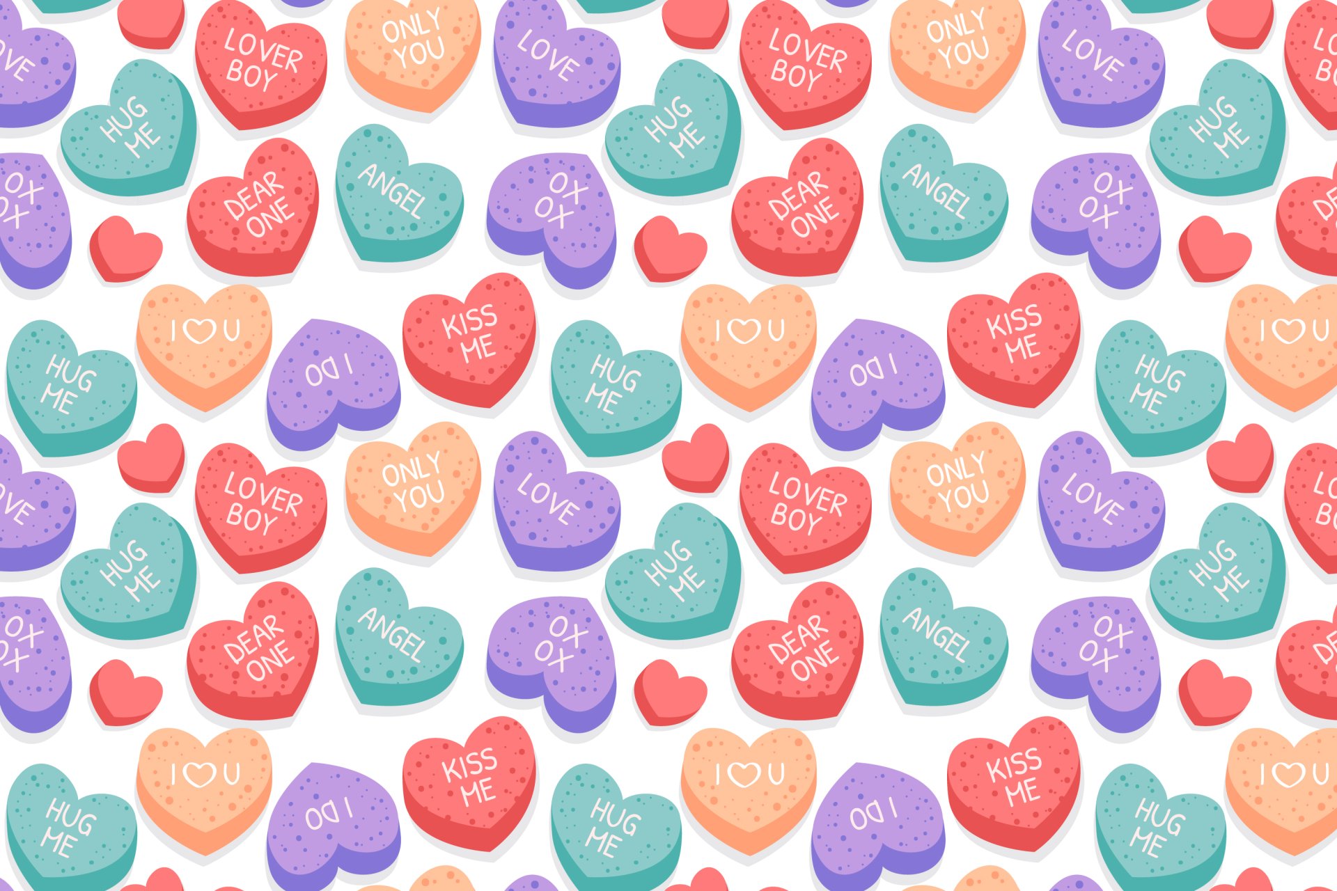 Download Candy Heart HD Wallpaper