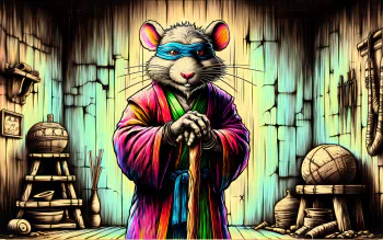 90s Tmnt Splinter Wallpaper