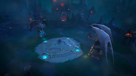 HD desktop wallpaper featuring a mystical Tarisland with magical artifacts and eerie atmosphere.