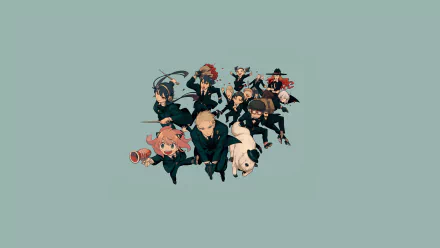 Anya Forger Loid Forger Yor Forger Yuri Briar Bond (Spy x Family) Anime Spy x Family HD Desktop Wallpaper | Background Image