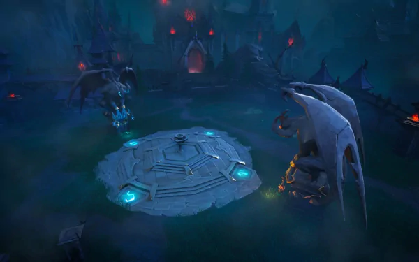 HD desktop wallpaper featuring a mystical Tarisland with magical artifacts and eerie atmosphere.