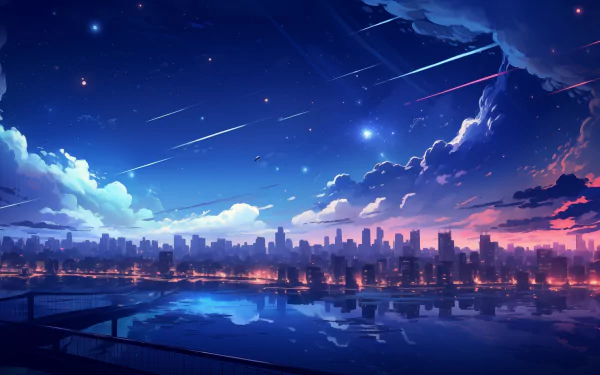  Twilight cityscape
