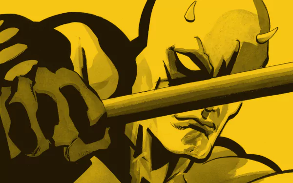 Comic Daredevil: Yellow HD Desktop Wallpaper | Background Image