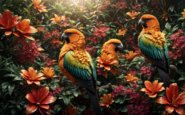  Colorful Birds