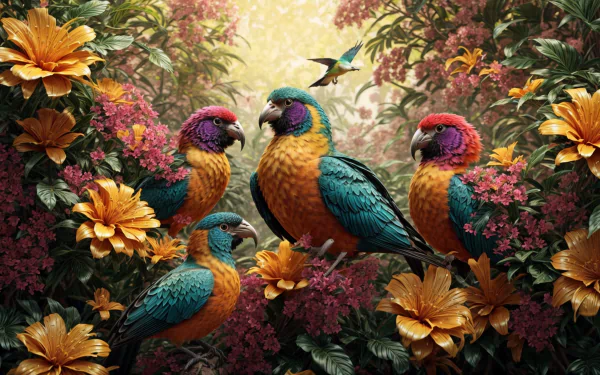  Colorful Birds