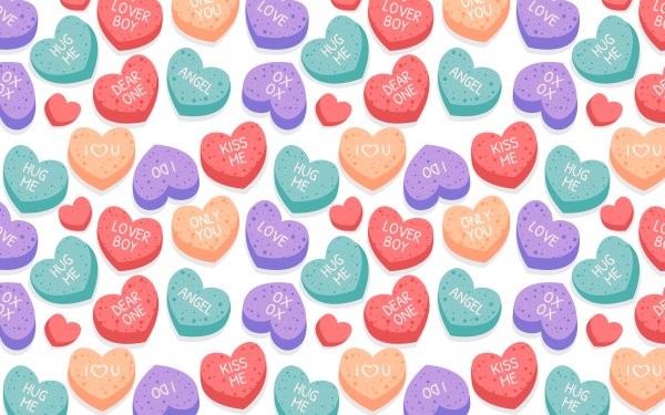 Candy Heart HD Wallpaper | Background Image