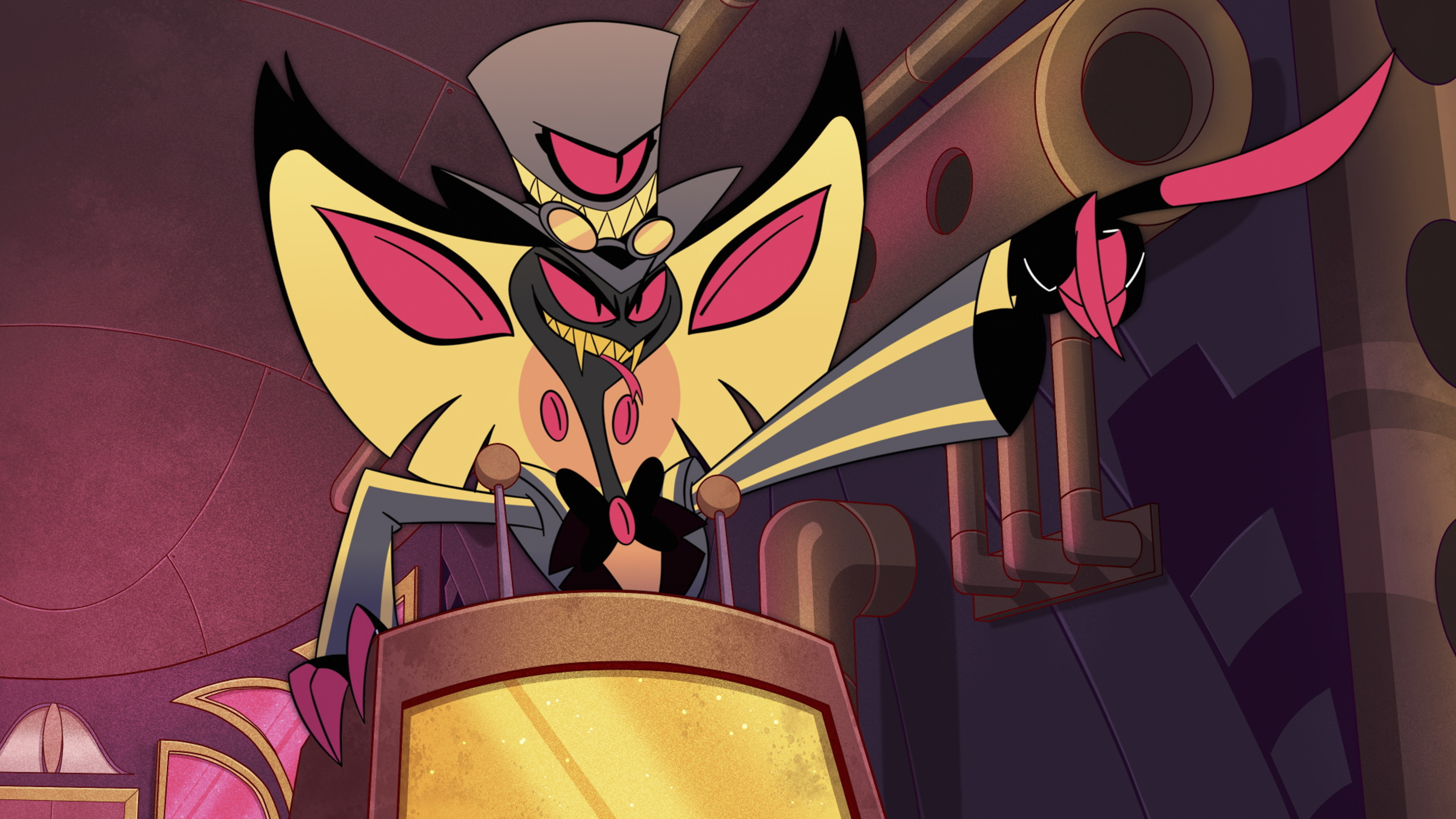 Hazbin Hotel Sir Pentious HD Wallpaper