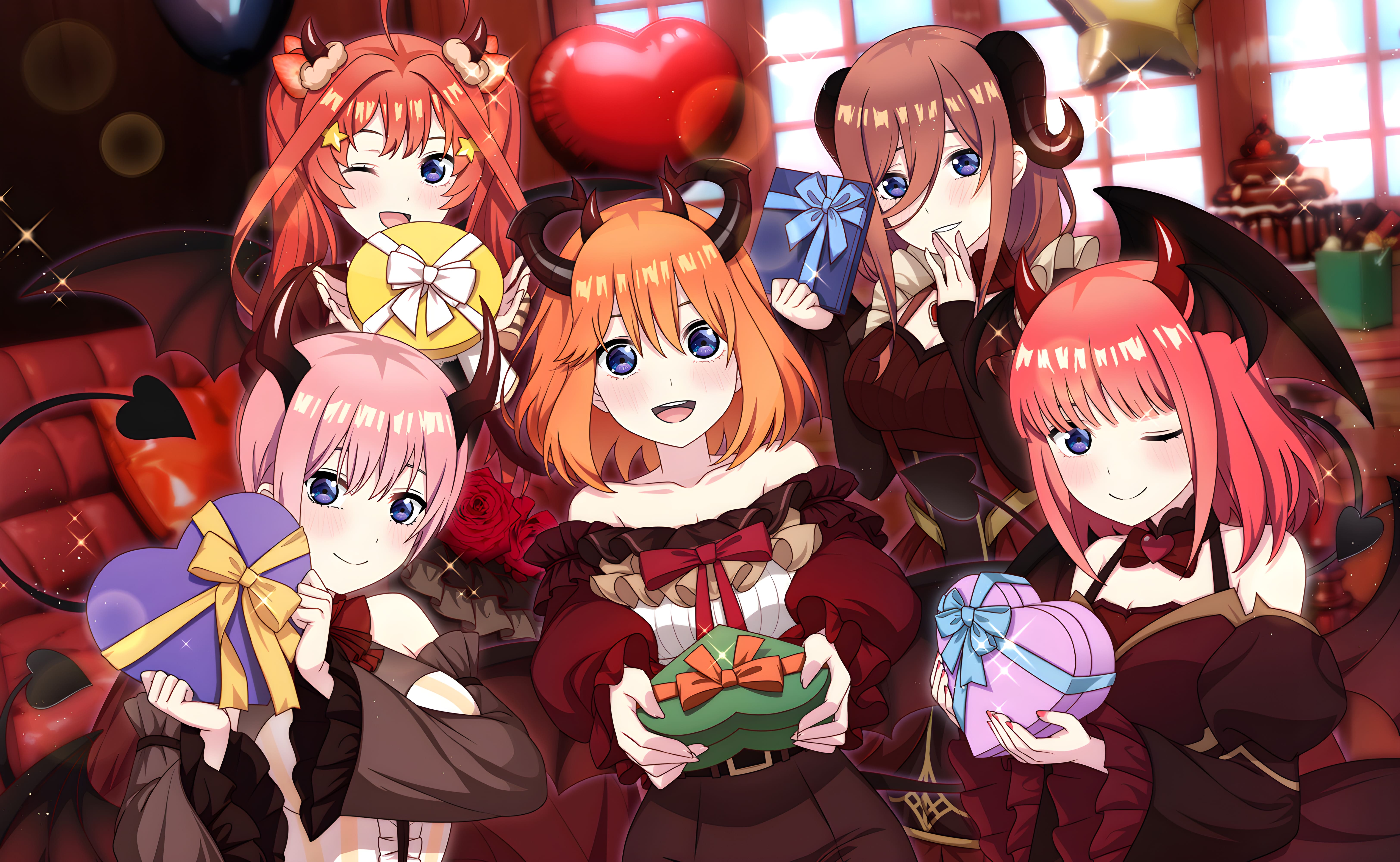 The Quintessential Quintuplets - Desktop Wallpapers, Phone Wallpaper, PFP,  Gifs, and More!