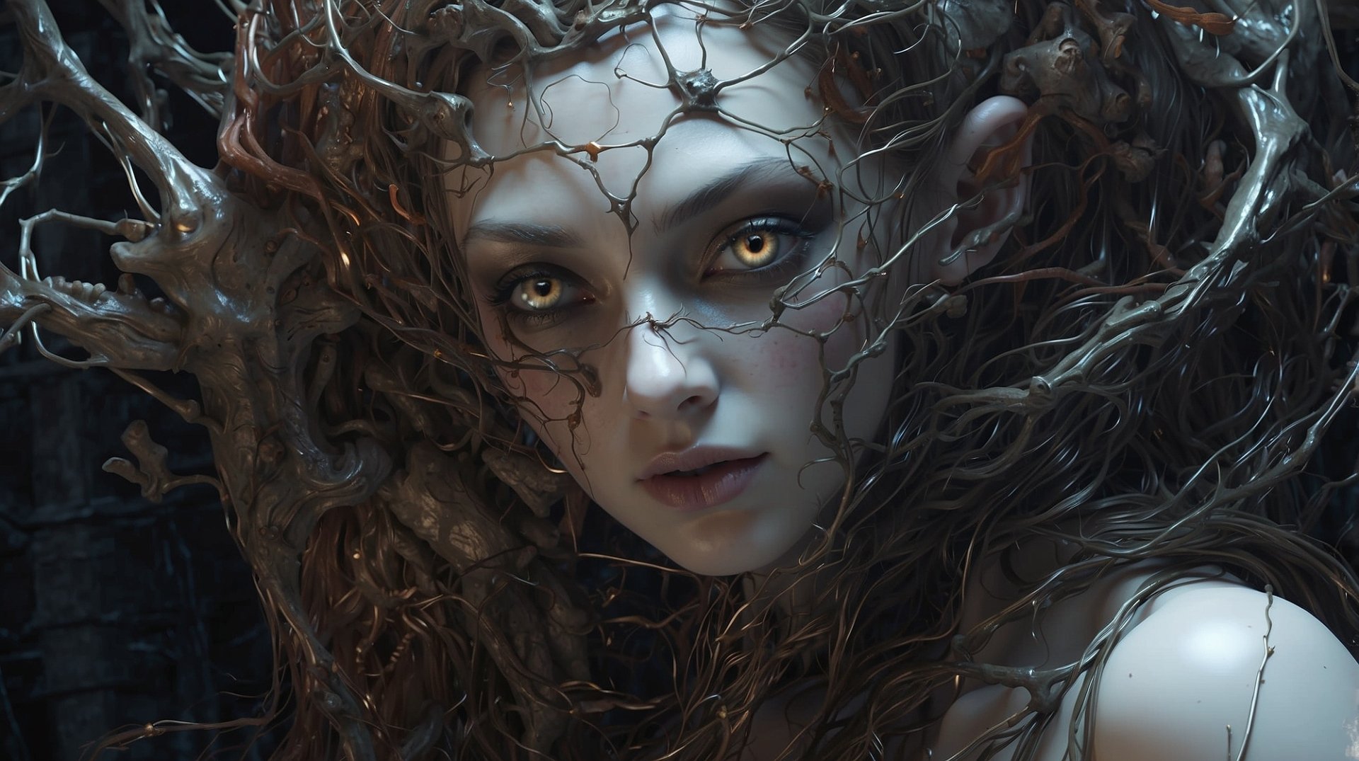 Nightmarish creature lurks around by AnimeHead