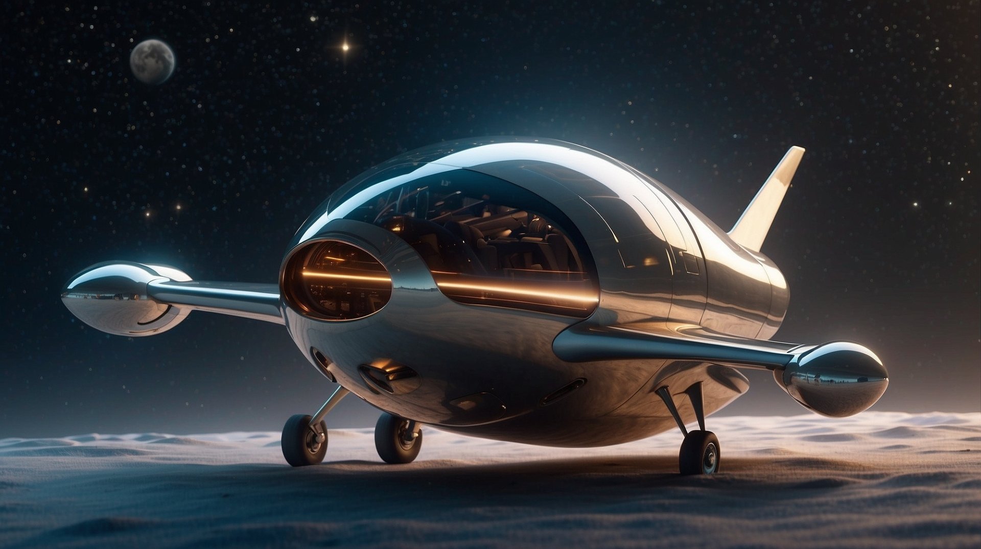 Futuristic Aircraft by AnimeHead