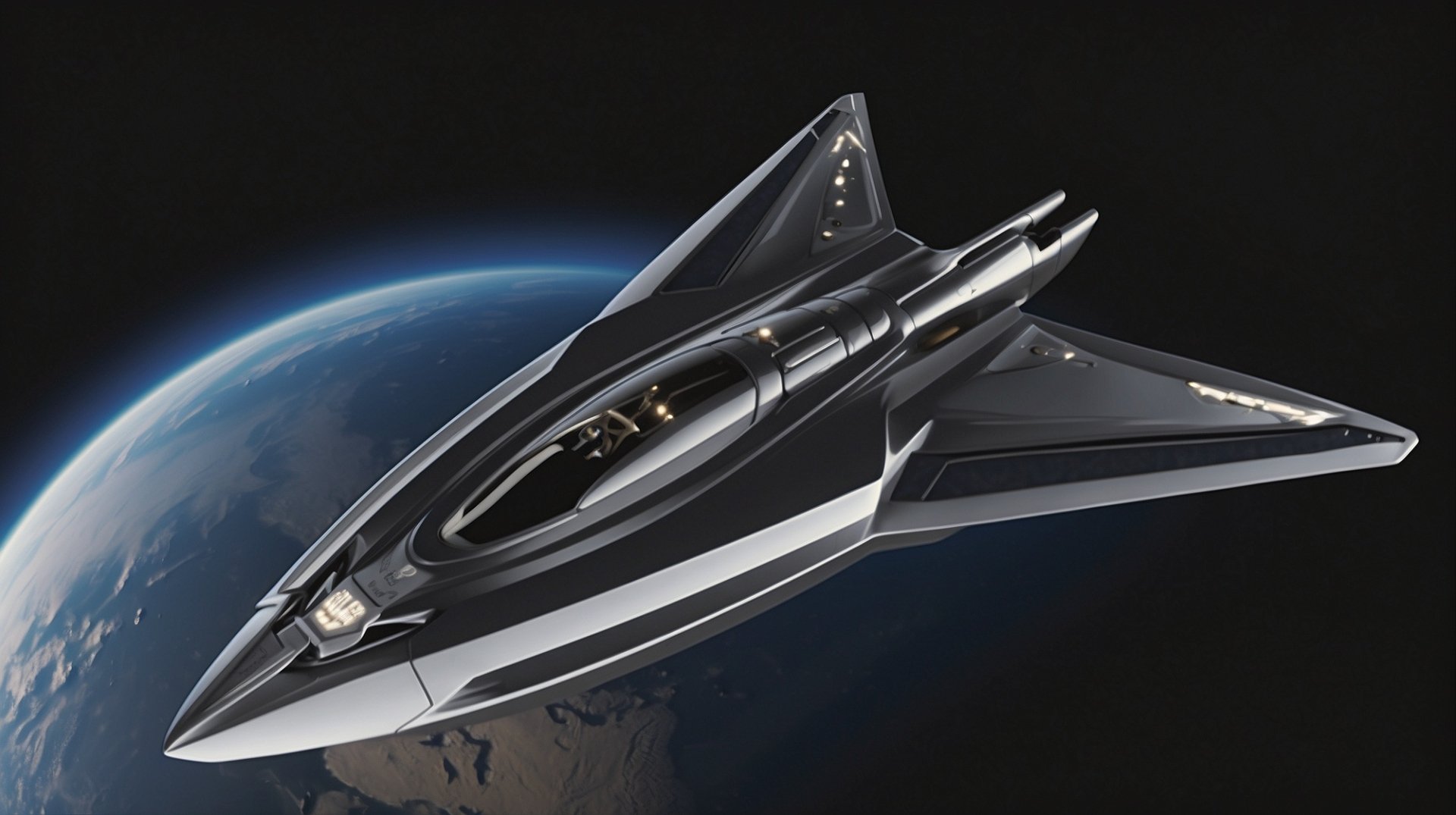 Futuristic Aircraft by AnimeHead