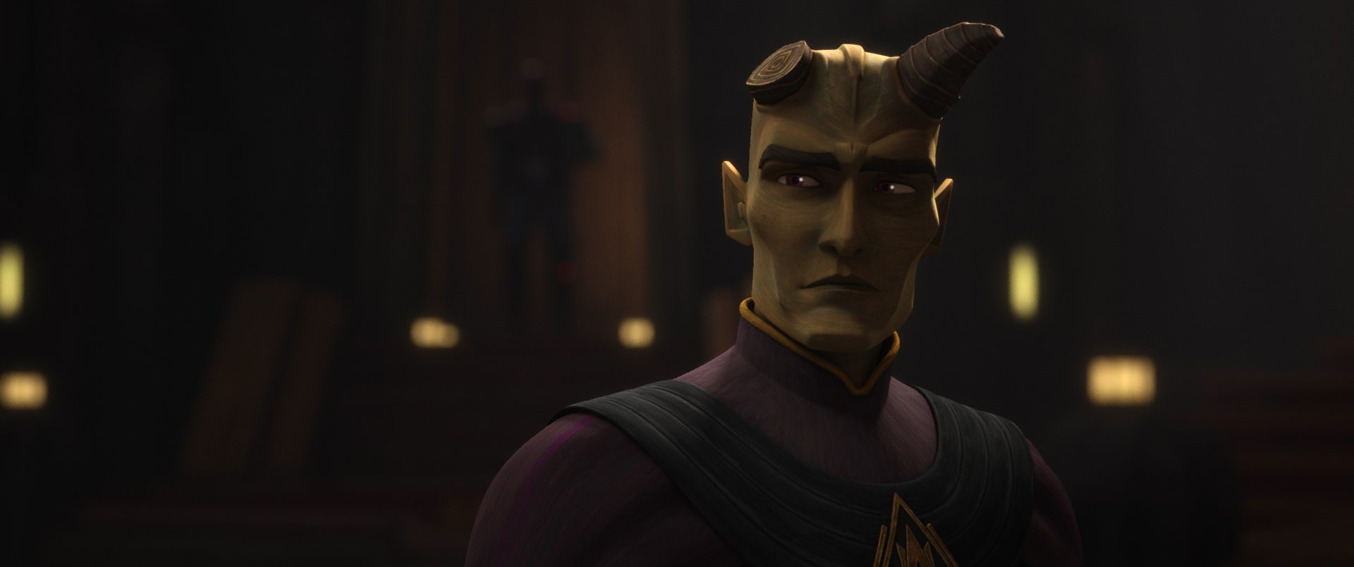 HD wallpaper featuring a character from Star Wars: The Bad Batch set against a moody, dark backdrop.