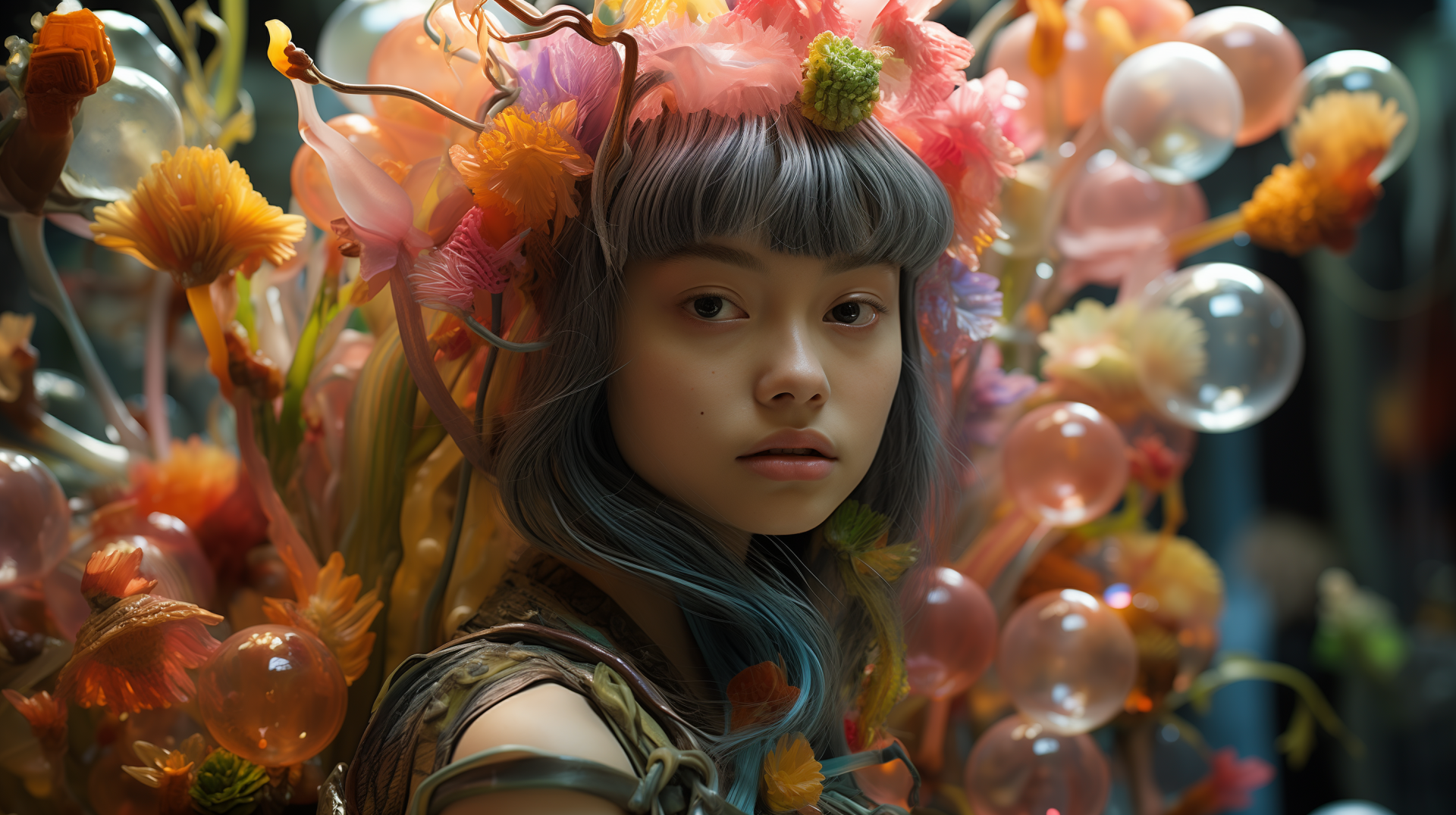 Download Fairy Balloon Imaginary Fantasy AI Art HD Wallpaper