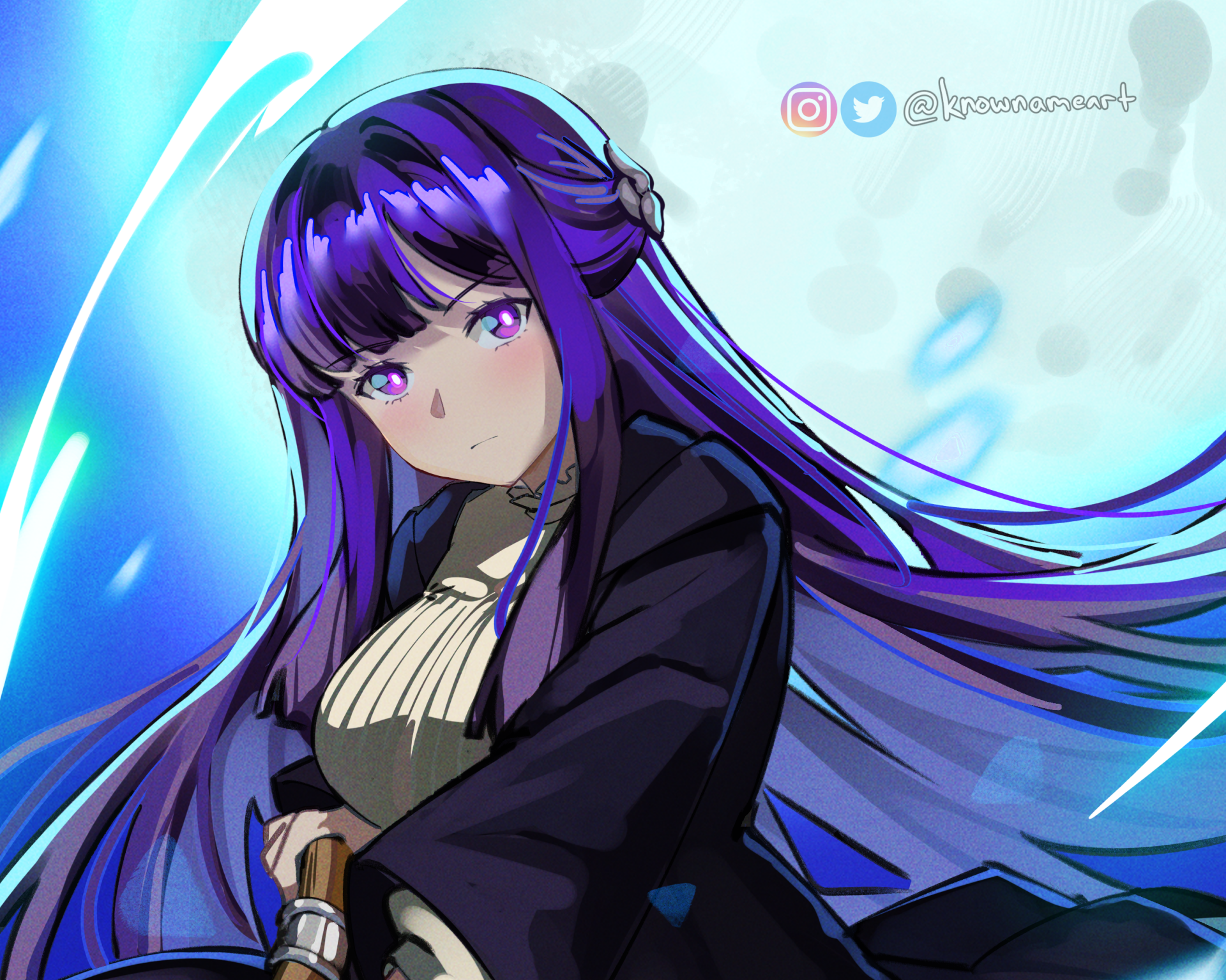 Download Anime Frieren: Beyond Journey's End Fern (Frieren: Beyond Journey's End) HD Wallpaper by knowname