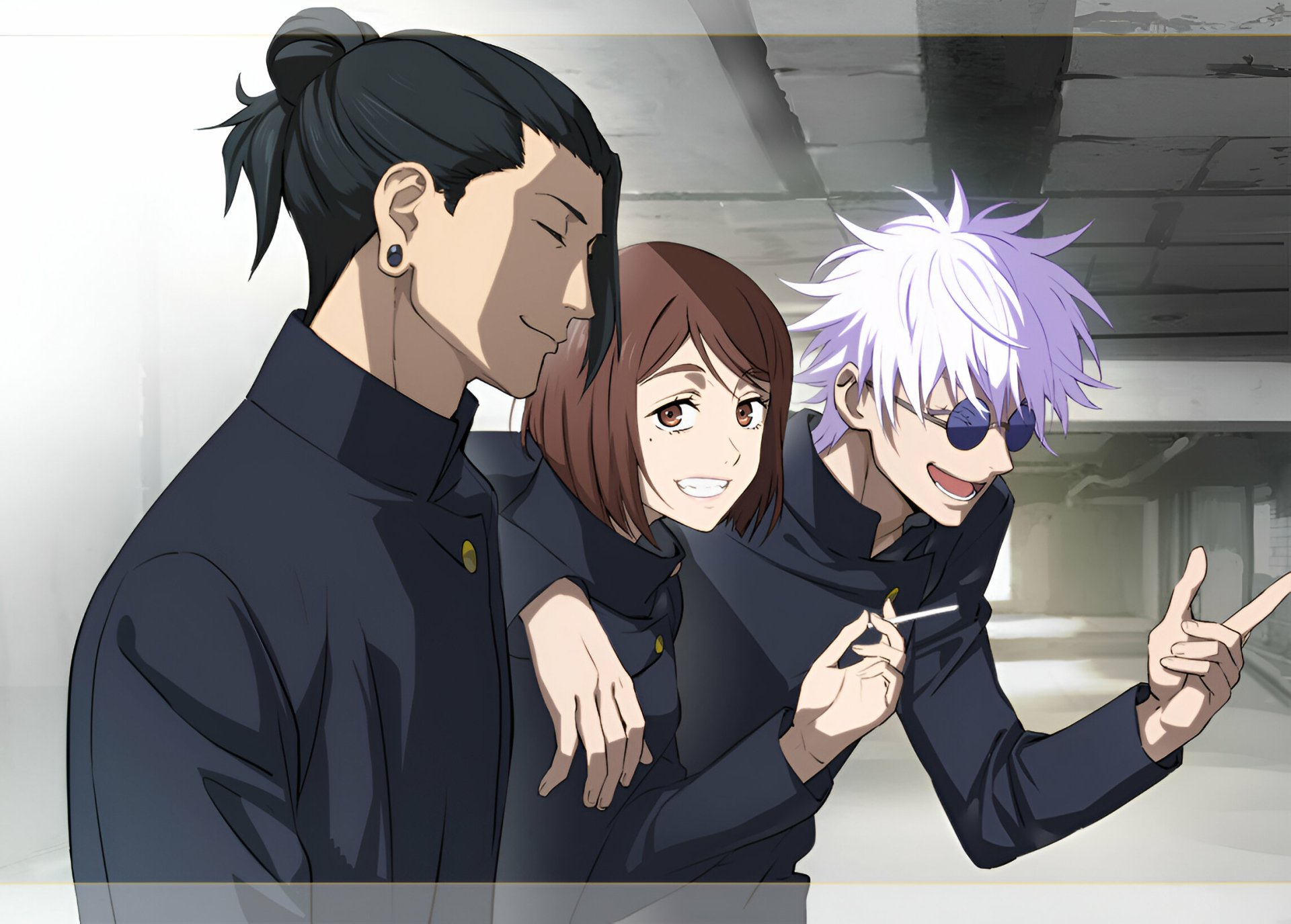 Download Anime Jujutsu Kaisen Suguru Geto Shoko Ieiri Satoru Gojo Gojo & Geto HD Wallpaper by nyoro