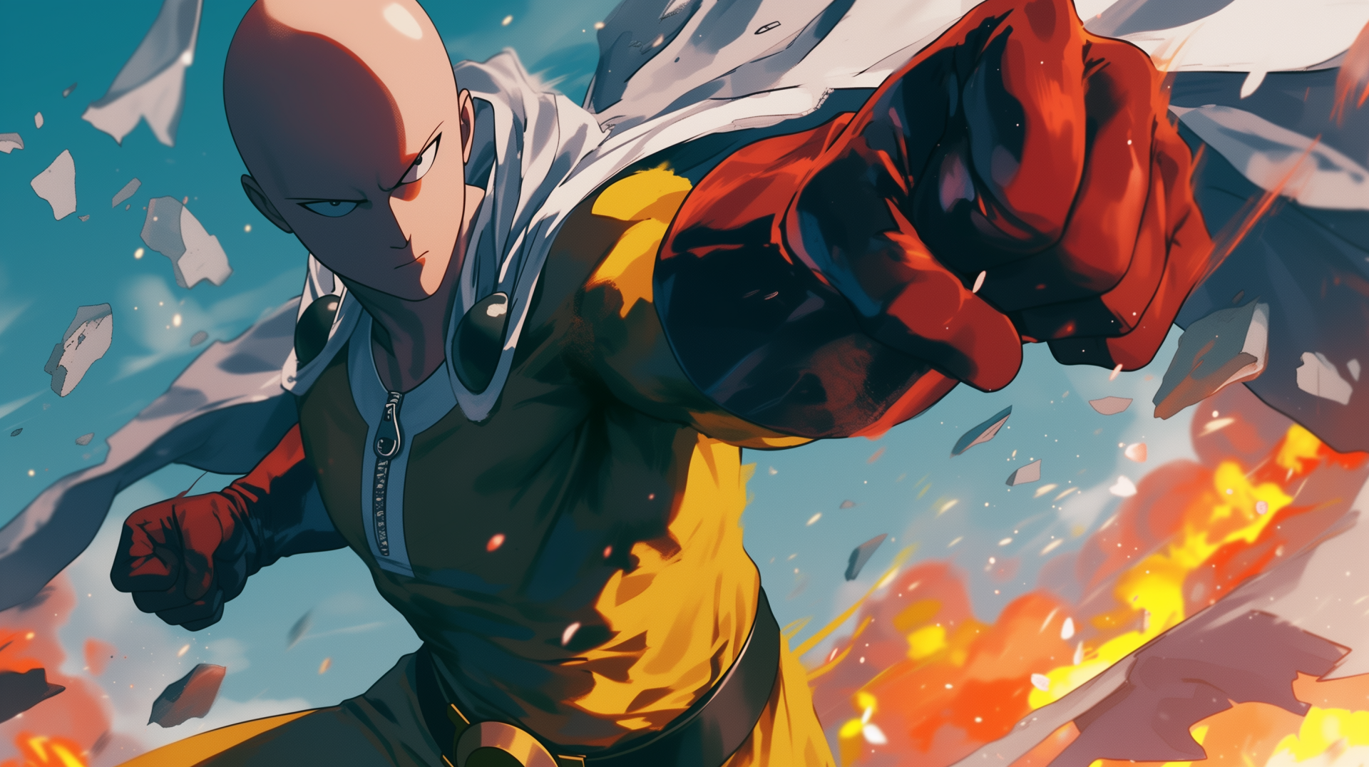 Saitama (<b>One</b>-<b>Punch</b> <b>Man</b>), desktop wallpapers, HD wallpapers, 4K wallpapers, ...