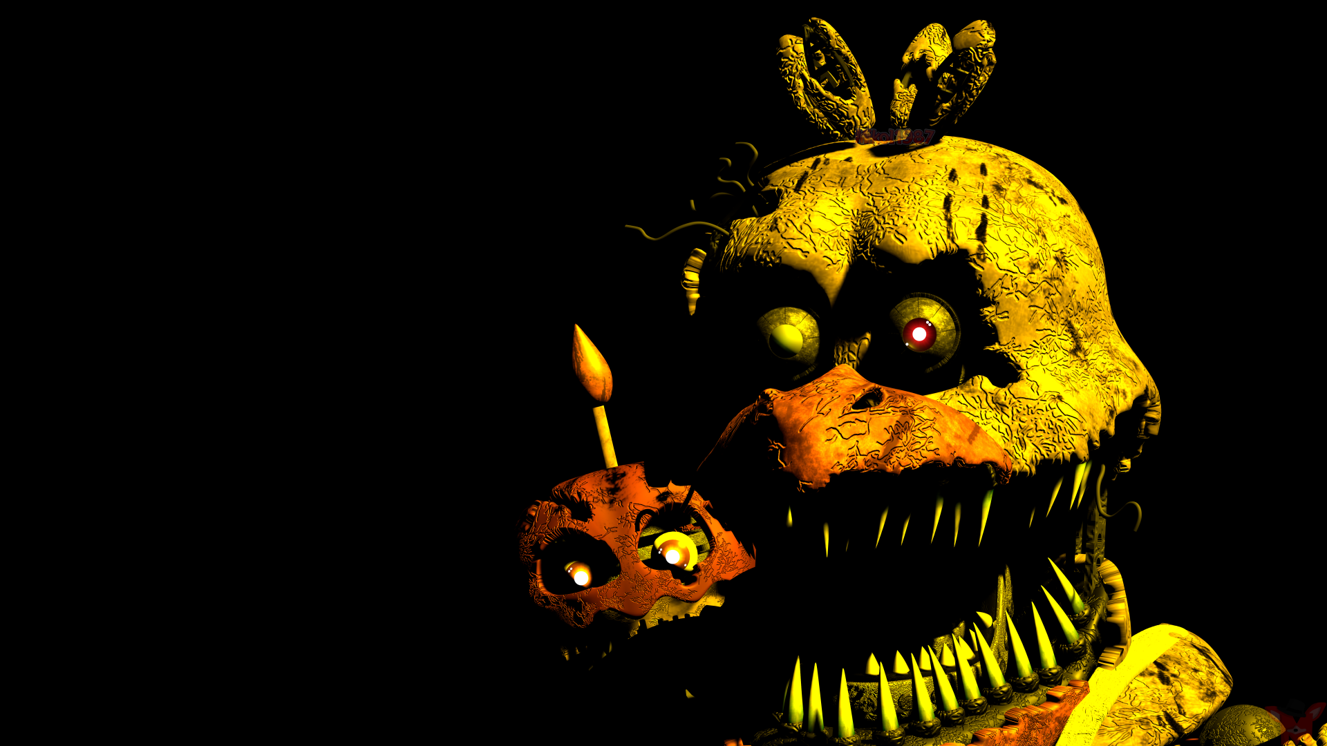 Nightmare Freddy 8K Wallpaper - Free Download by Mikol1987