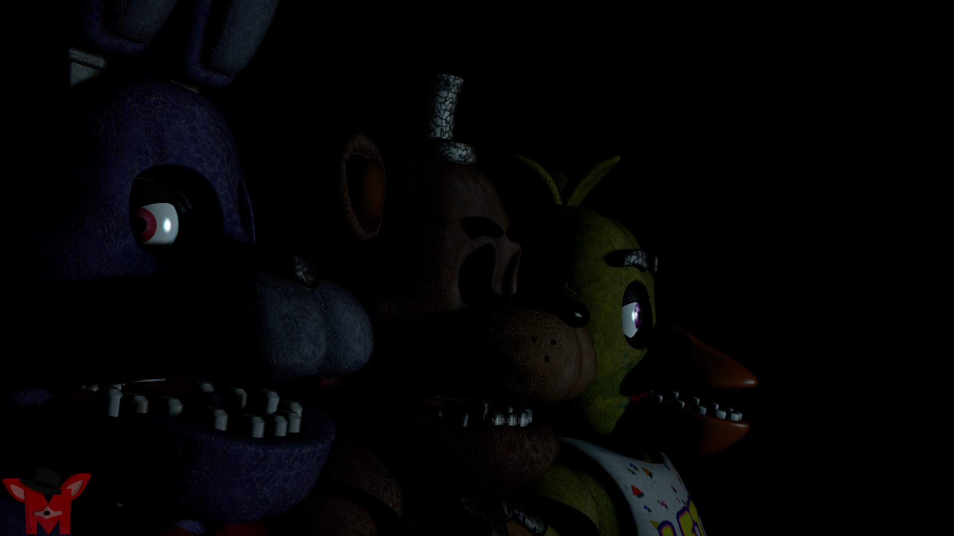 Download Fazbear Entertainment Freddy Fazbear's Pizza Classic Animatronics Original Animatronics Five Nights At Freddy's 4k Ultra HD Wallpaper by Mikol1987