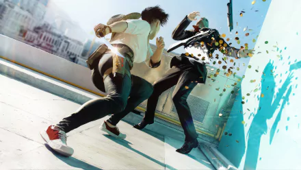 HD wallpaper of 'The Finals' video game depicting dynamic in-game action scene for desktop background.