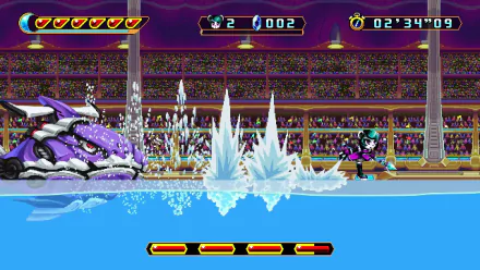 Freedom Planet 2 game screenshot featuring characters in action for HD desktop wallpaper.