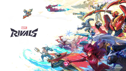 HD Marvel Rivals video game wallpaper featuring dynamic character artwork for desktop background.