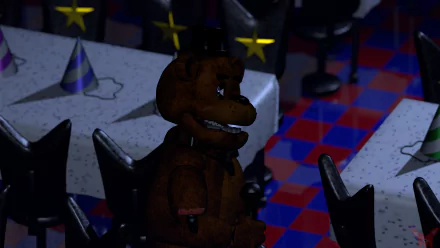 Fazbear Entertainment Freddy Fazbear's Pizza Classic Animatronics Original Animatronics Five Nights at Freddy's HD Desktop Wallpaper | Background Image