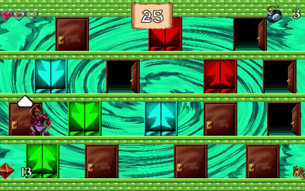 HD wallpaper featuring gameplay from Arzette: The Jewel of Faramore video game with vibrant graphics and puzzle elements.
