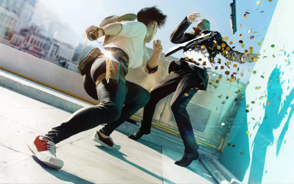 HD wallpaper of 'The Finals' video game depicting dynamic in-game action scene for desktop background.