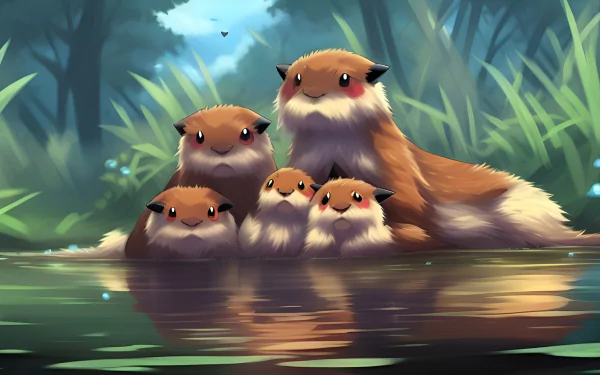  Family of otters