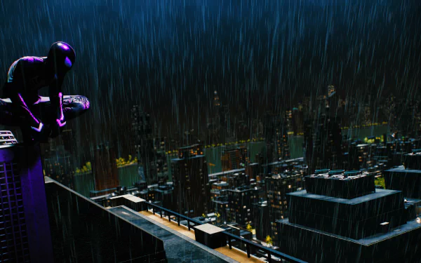  Spider-Man in the rain