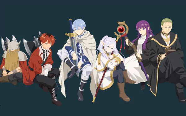 Anime Frieren: Beyond Journey's End HD Desktop Wallpaper | Background Image