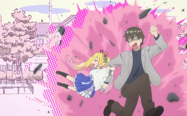 Anime A Salad Bowl of Eccentrics Sara da Odin Sousuke Kaburaya HD Desktop Wallpaper | Background Image