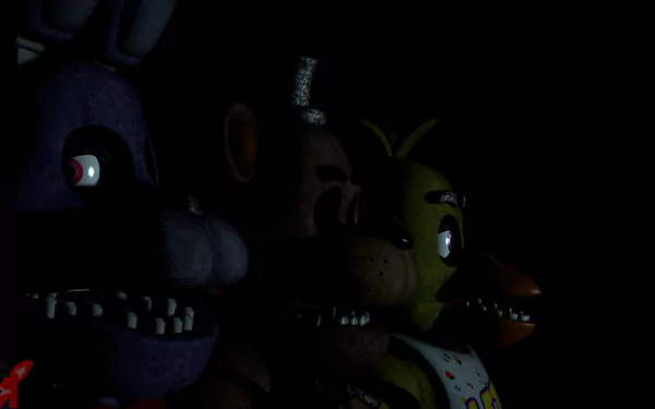 Fazbear Entertainment Freddy Fazbear's Pizza Classic Animatronics Original Animatronics Five Nights at Freddy's HD Desktop Wallpaper | Background Image