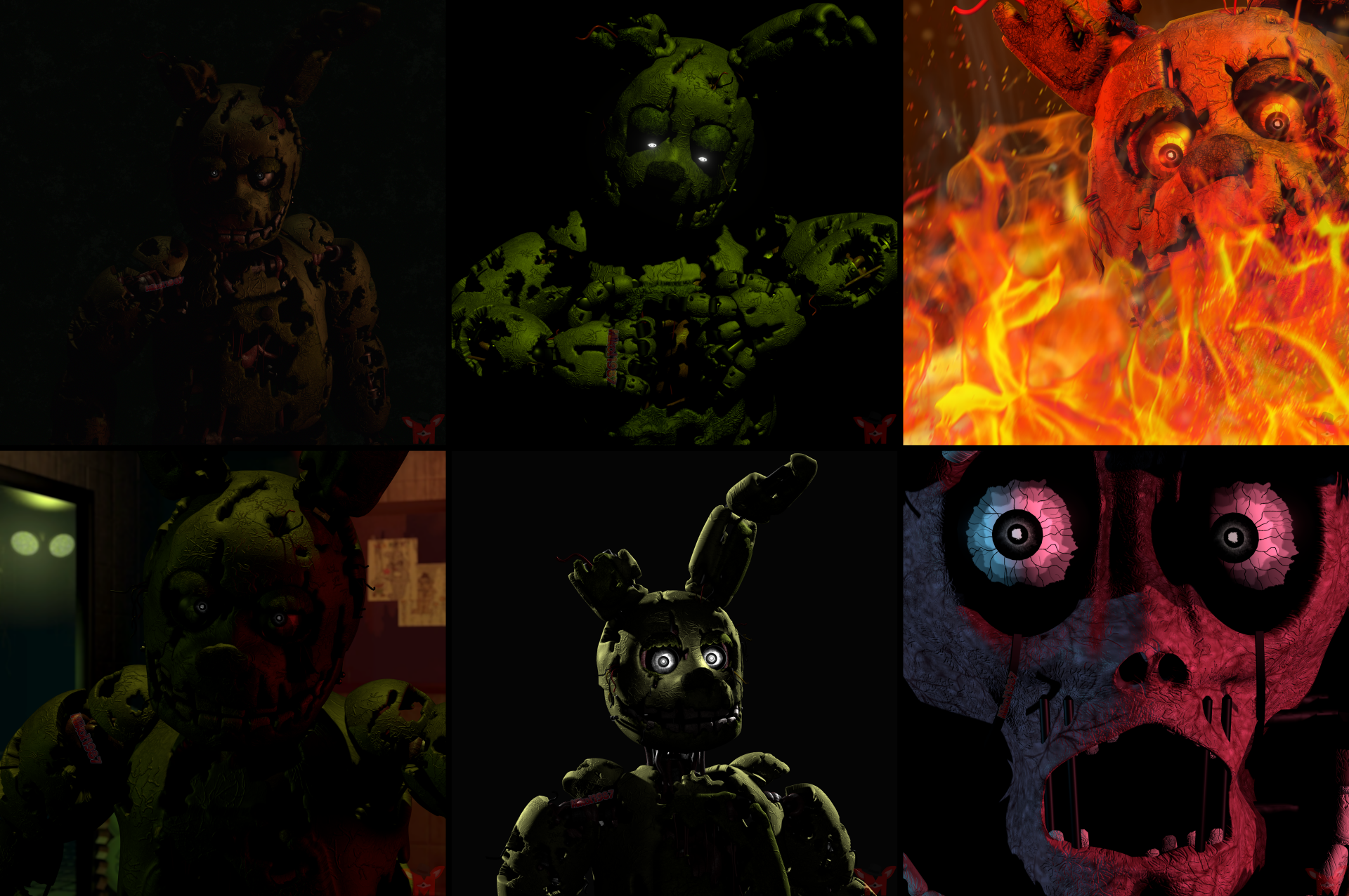 Download Springtrap (Five Nights At Freddy's) Video Game Five Nights At Freddy's 3 Five Nights At Freddy's 8k Ultra HD Wallpaper by Mikol1987