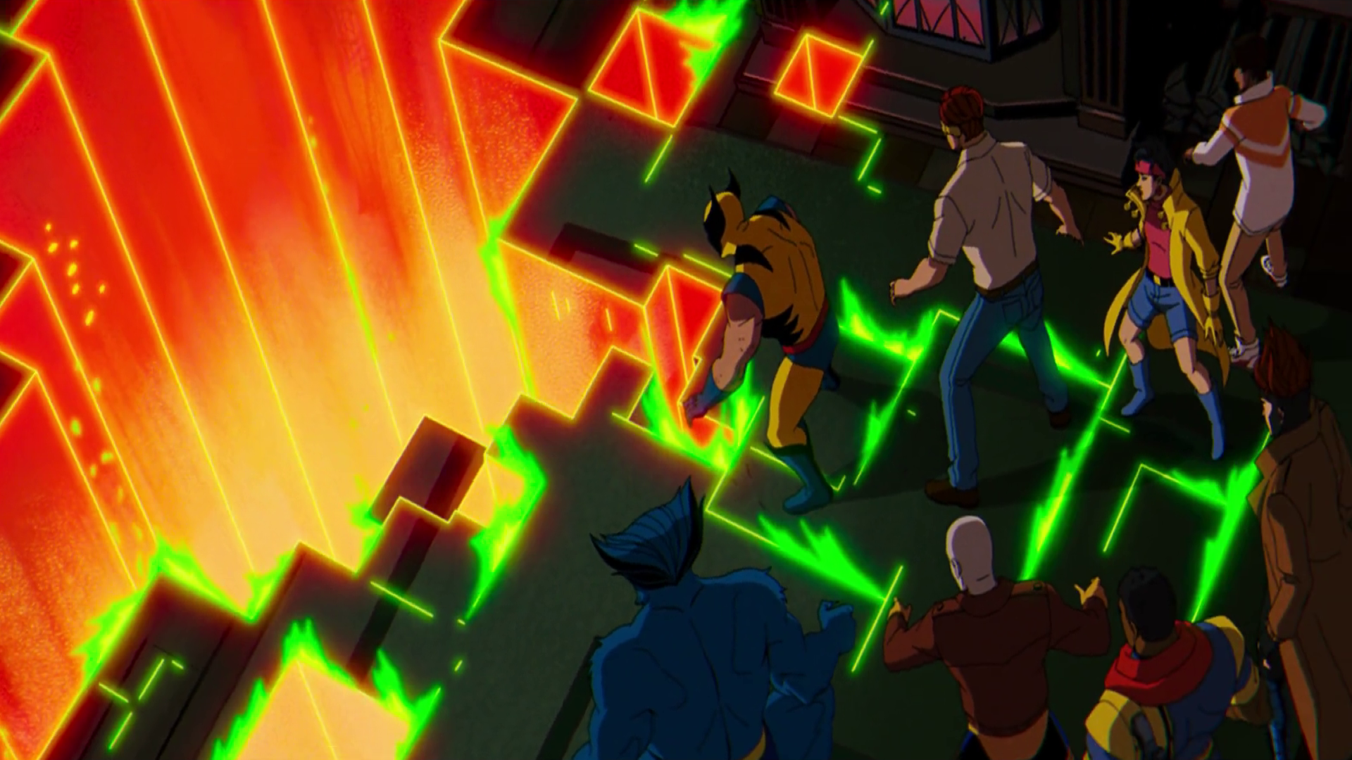 Wolverine and Gambit Showdown HD Wallpaper - Free Download