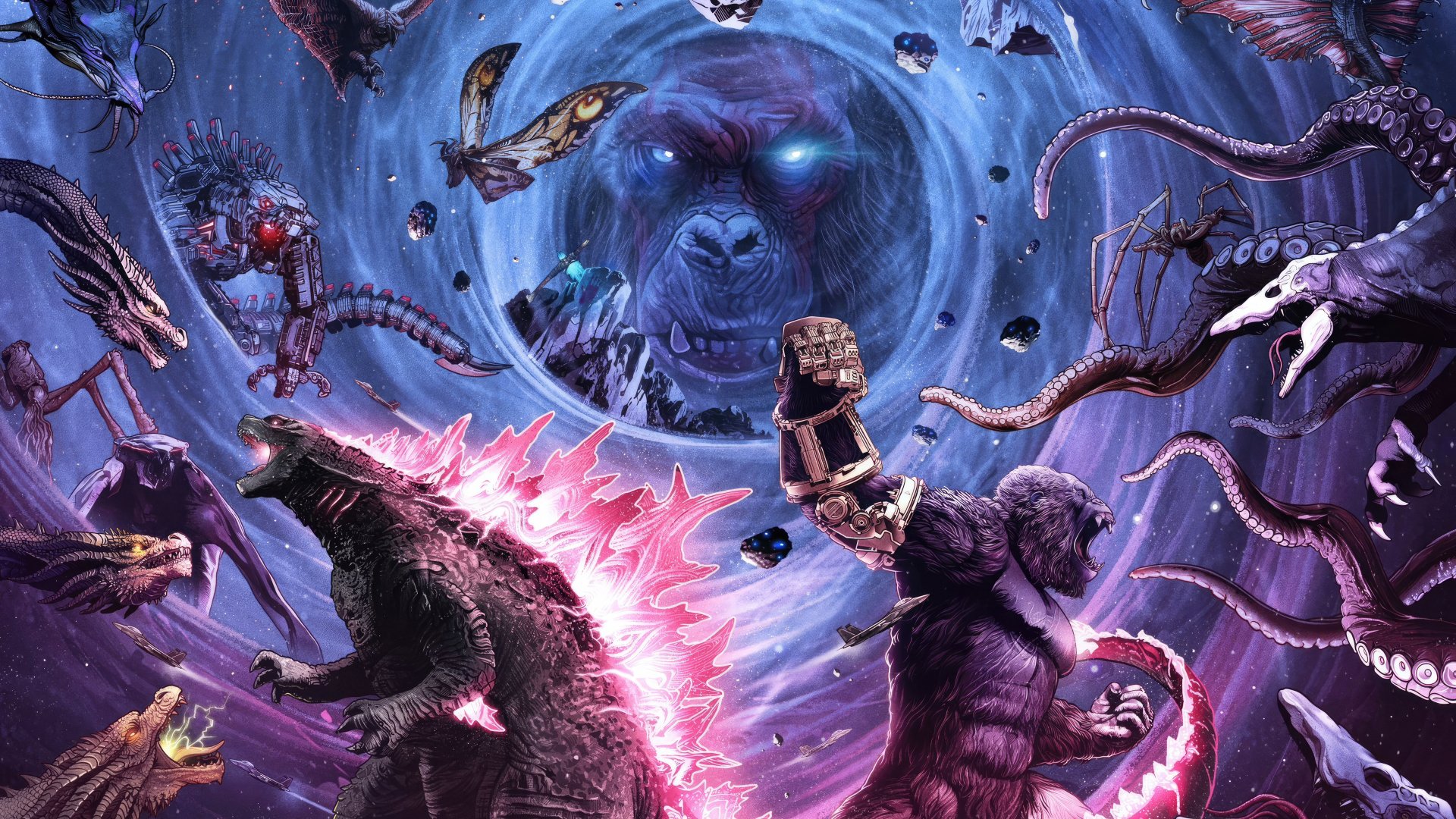 Download Godzilla X Kong: The New Empire 4k Ultra HD Wallpaper