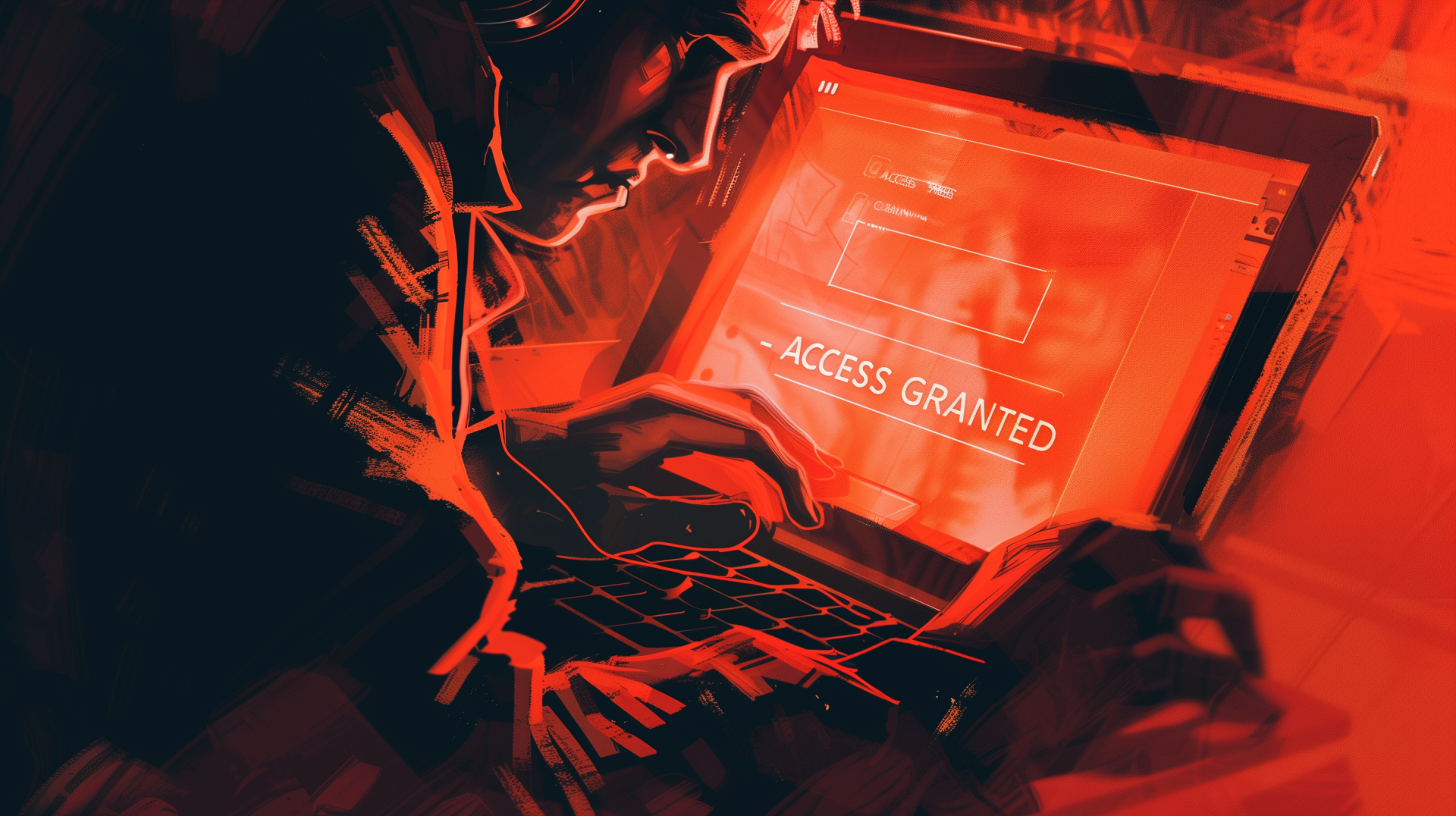 Red Tech Intrusion HD Wallpaper by patrika | 2912x1632 | Wallpaper Abyss