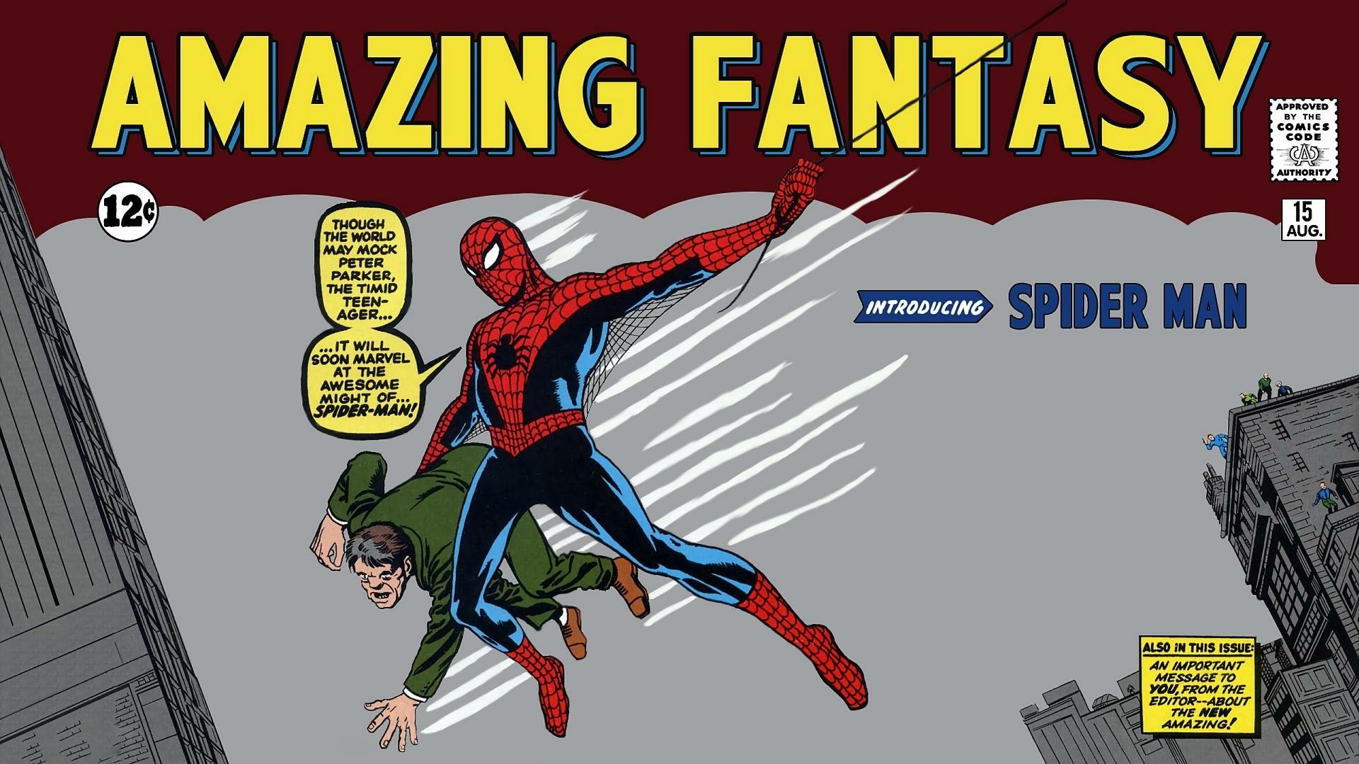 Download Spider Man Amazing Fantasy Steve Ditko Marvel Comics HD Wallpaper