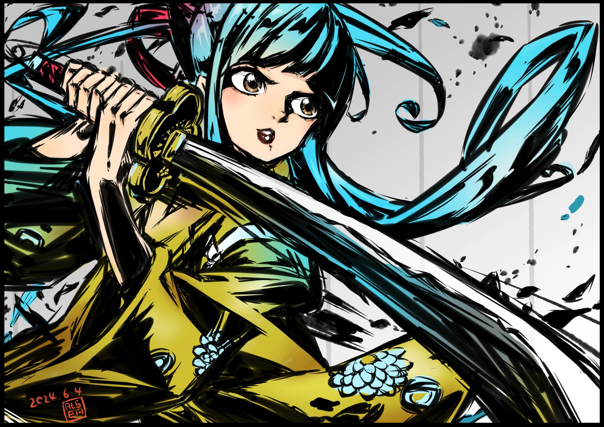 Download Anime One Piece Kiku (One Piece) 4k Ultra HD Wallpaper by アルシー