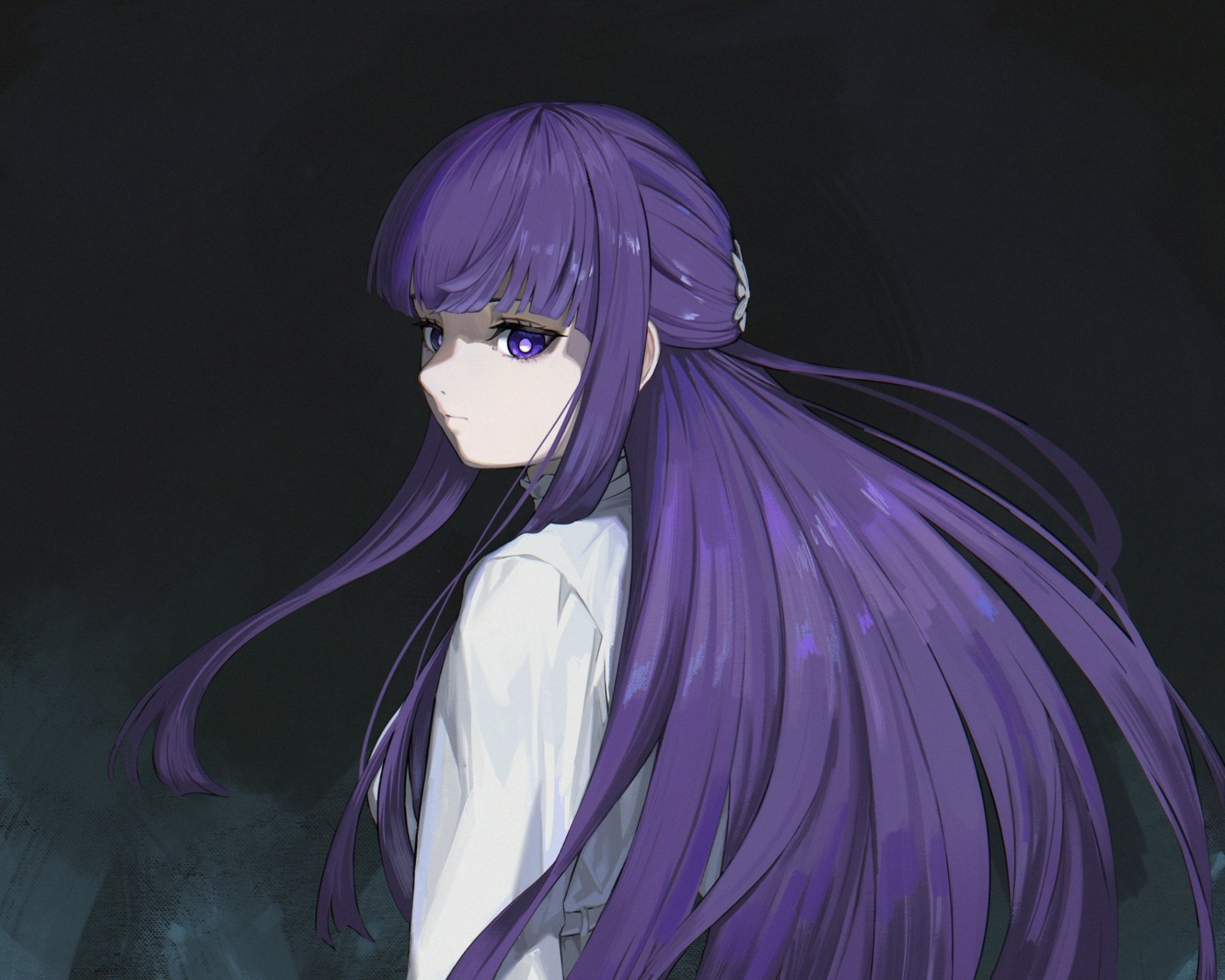 Download Anime Frieren: Beyond Journey's End Fern (Frieren: Beyond Journey's End) HD Wallpaper by Tooku